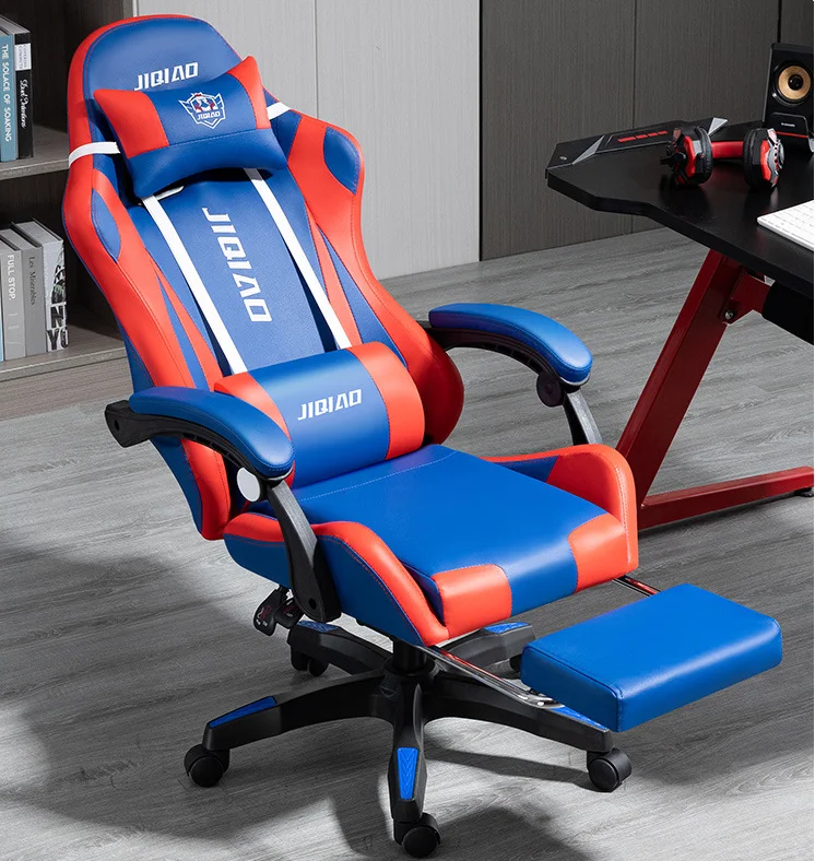 RGB Gaming Chair LED AND MASSAGE Ergonomic Blue, Red, Pink and Green