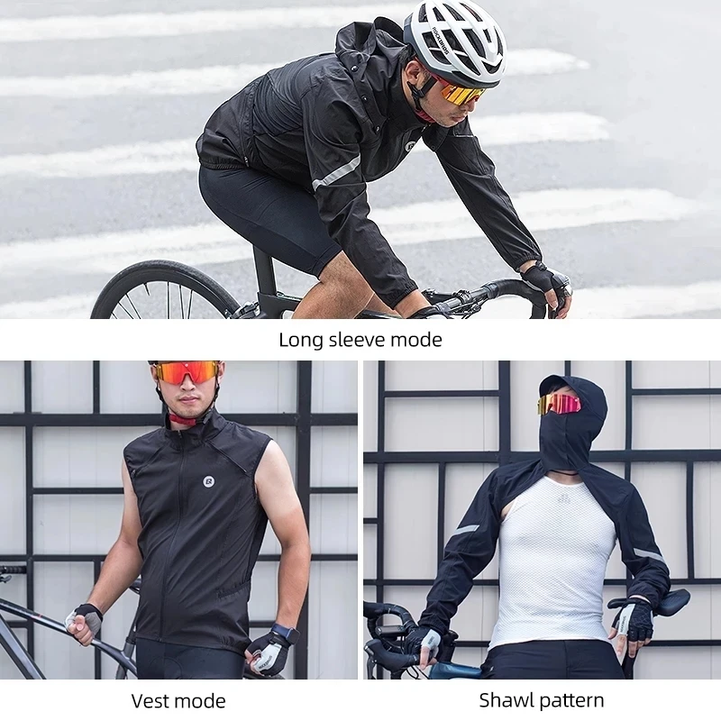 Veste VTT Hiver INBIKE Homme - Softshell Polaire - Coupe-vent Imperméable - 4 Poches - Réfléchissante