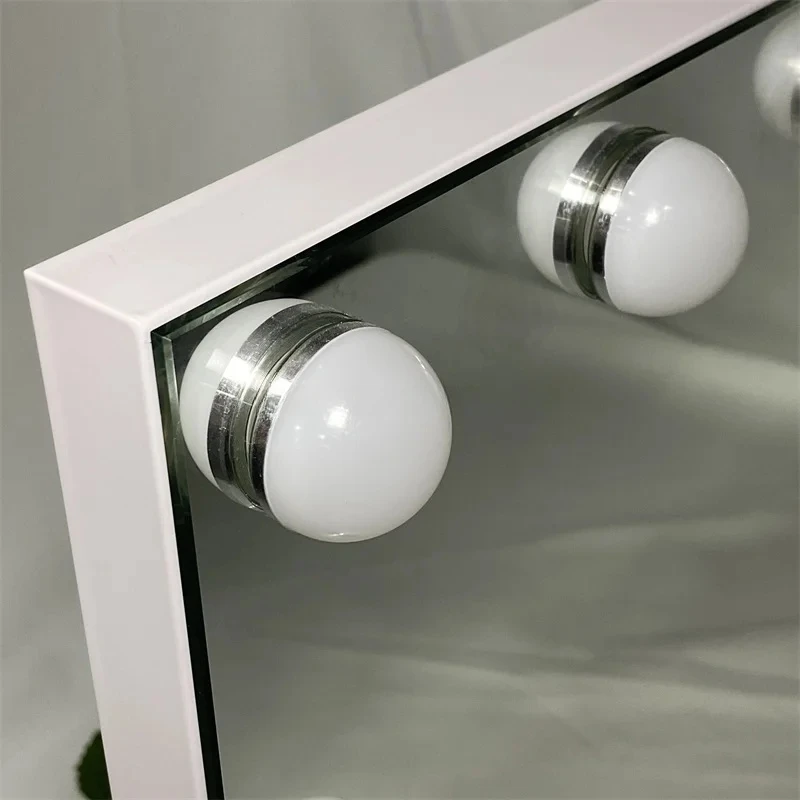 product custom modern luxury led smart touch dressing table desktop photo booth mirror for bedroom bathroom decorative touch switch-4