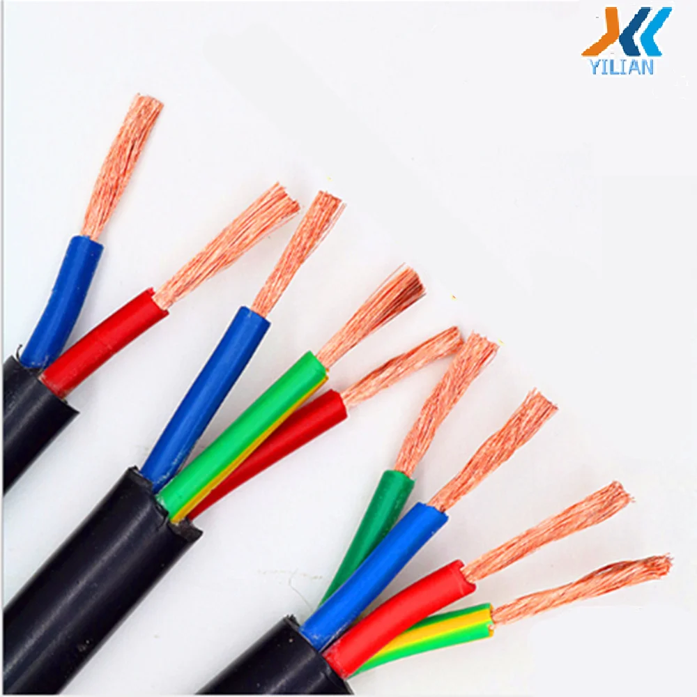 Медный проводник RVV RVVP силовой кабель медный 6x1mm2