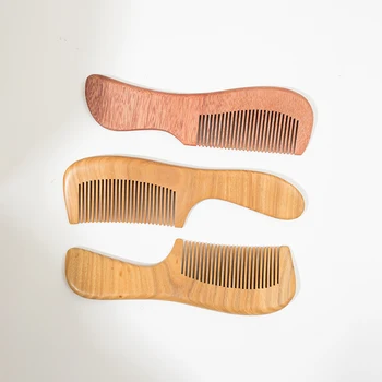 Smooth Hair Pick wood bamboo hair brush and Comb infused with Argan Oil Olive Oil and Keratin Styling Hair Lift Combs