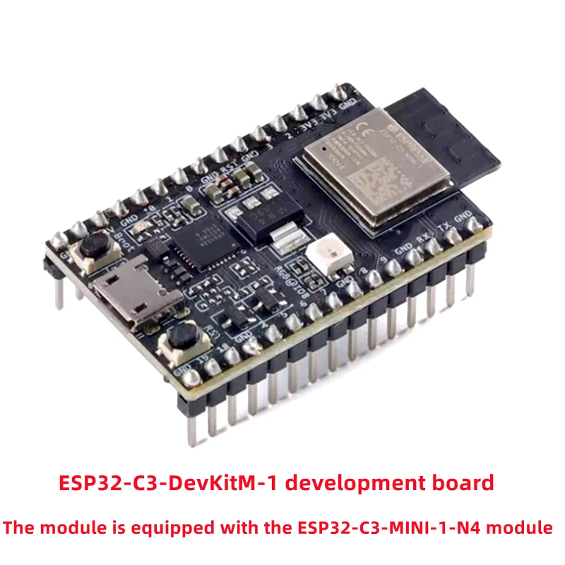 Esp32-c3-devkitm-1 Development Board Module Is Equipped With Esp32-c3 ...