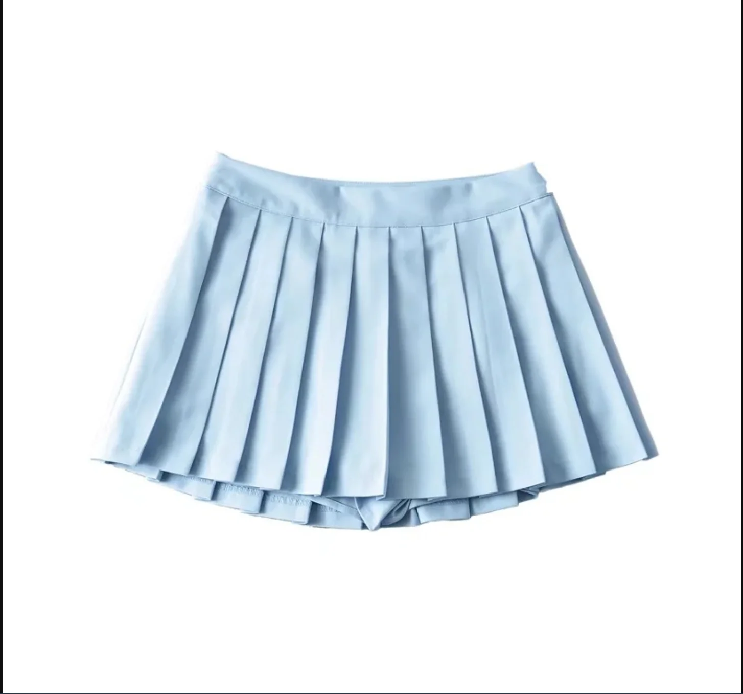 2022 Summer Academy Style Anti Going Aline Short Skirt Women's Mid