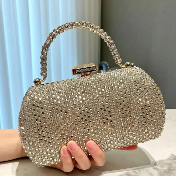 Shiny Crystal Purses Rhinestones Clutch