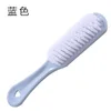 Blue shoe brush