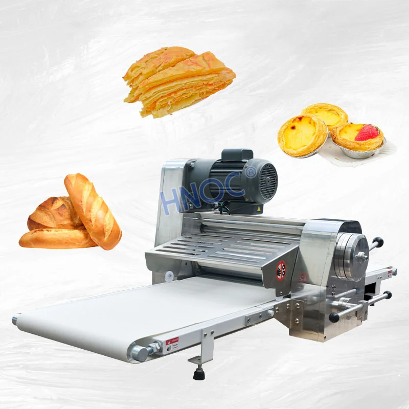 Desktop Croissant Pastry Kneader for Bread Counter Top Ball Bake Buns Cookie Dough Sheeter Make Machine