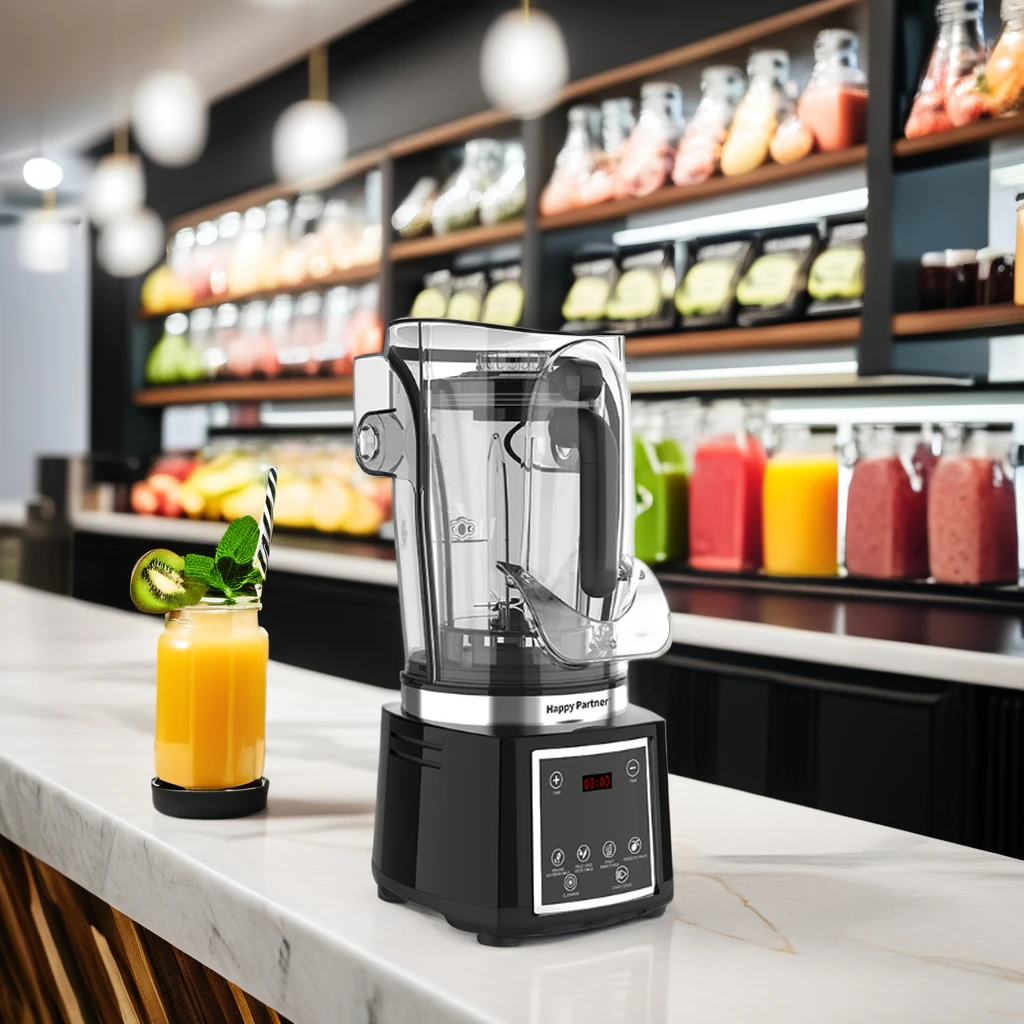Happy Partner Soundproofing Blender Blenders and Juicers Commercial Wall-breaking Machine New Style Large Capacity Blender