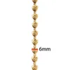 Beaded heart-shaped 6mm