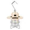 White retro camping light, polymer battery