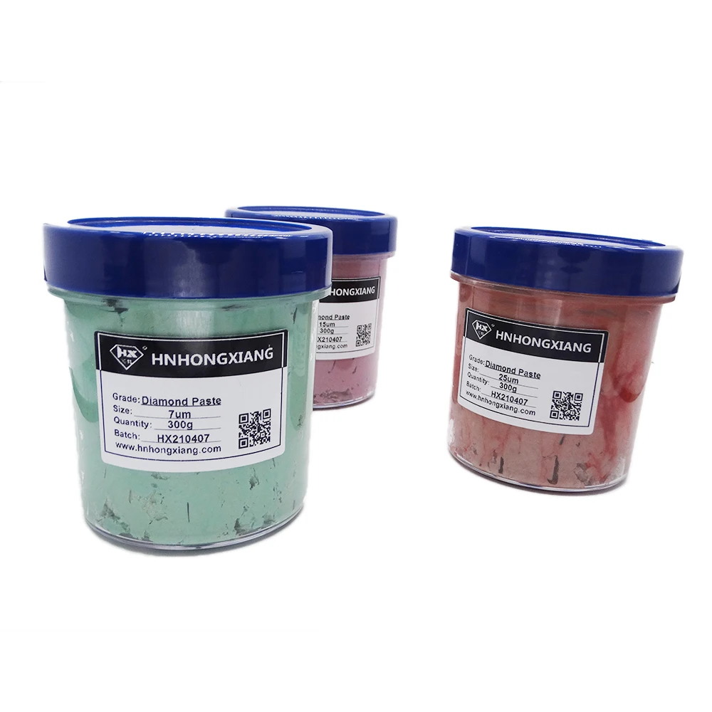China Factory Glass Abrasive Polishing Compound W28 Diamond Micron Powder Lapping Paste