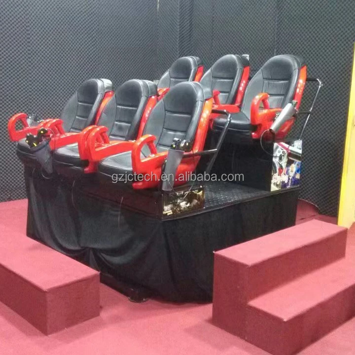 Indoor High Standard 4D Motion Chair Virtual Reality 4D Cinema Theater Equipment 5D Cinema Chair 7D Cinema Shooting Simulator