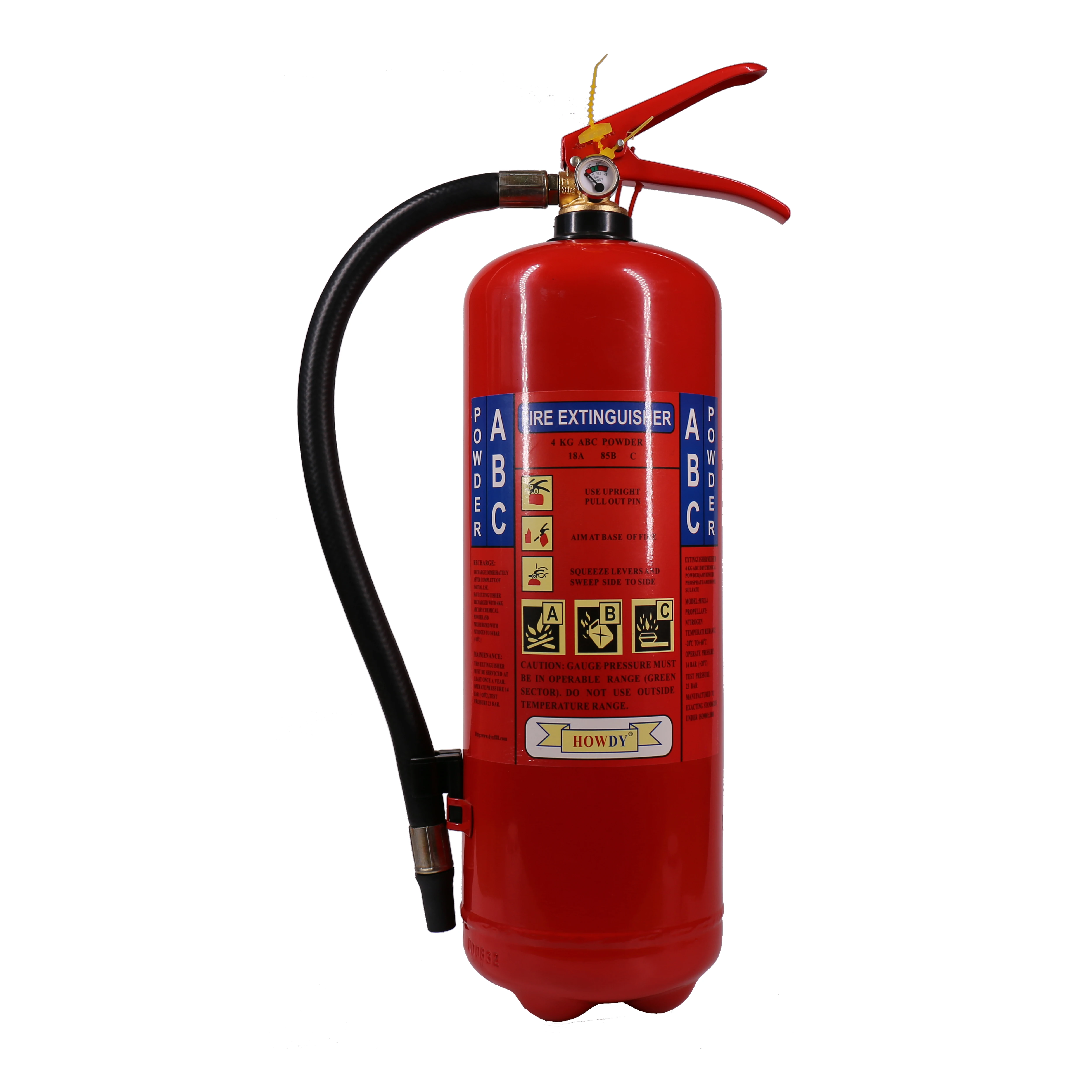 Factory High Quality Turkey Style ABC Fire Extinguishers Dry Chemical Powder