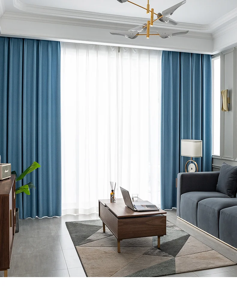 Alexa Motorized Electric Wifi Control Dark Color Blackout Hotel Curtains Vertical Shades Drapes Protect Privacy Curtains