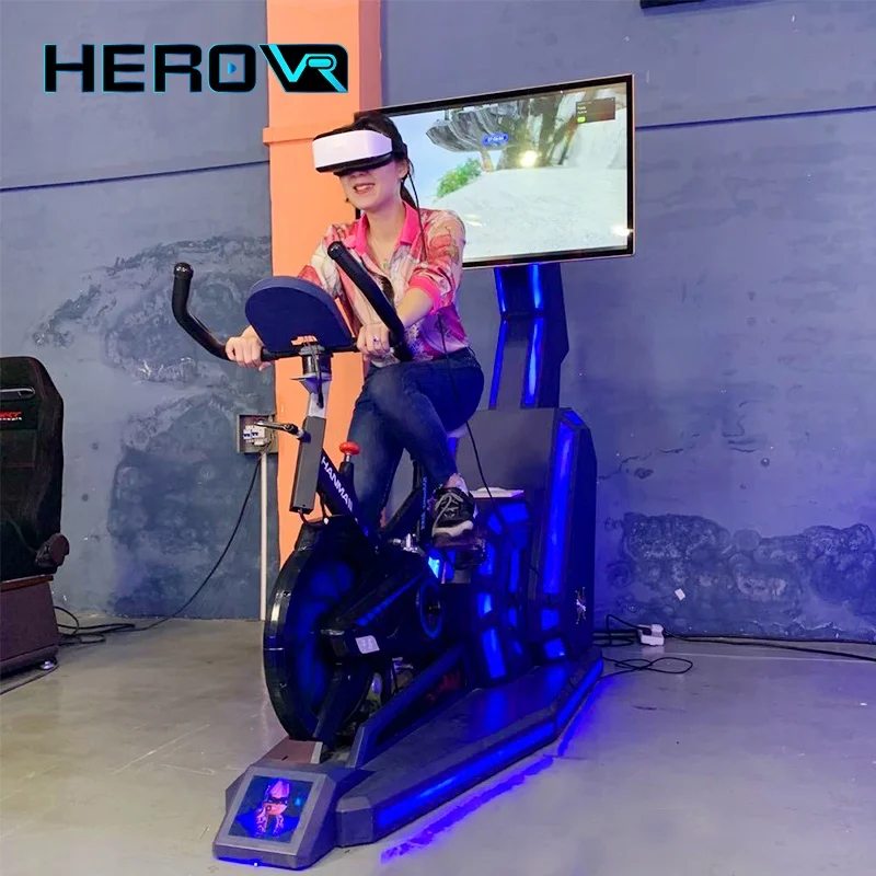 HEROVR Virtual Reality Exercise VR Gym Motion Ride Virtual Reality Spinning Bikes Equipment Arcade Machine