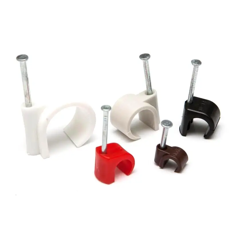 8mm Round Type Electrical Wire Cable Clips