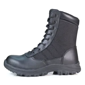 Factory OBM ODM Custom Wholesale Full Grain Leather Tactical Boots