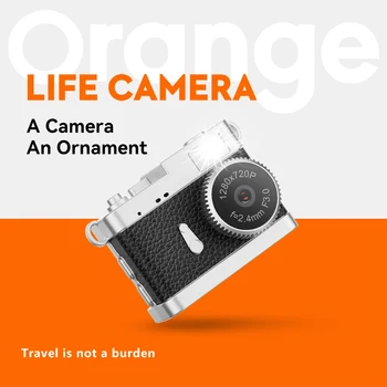 2025 Keychain mini camera 720P Retro Digital Camera Tiny Pocket Size Photo Video Cameras Video Recorder Student Pocket Camera detail image