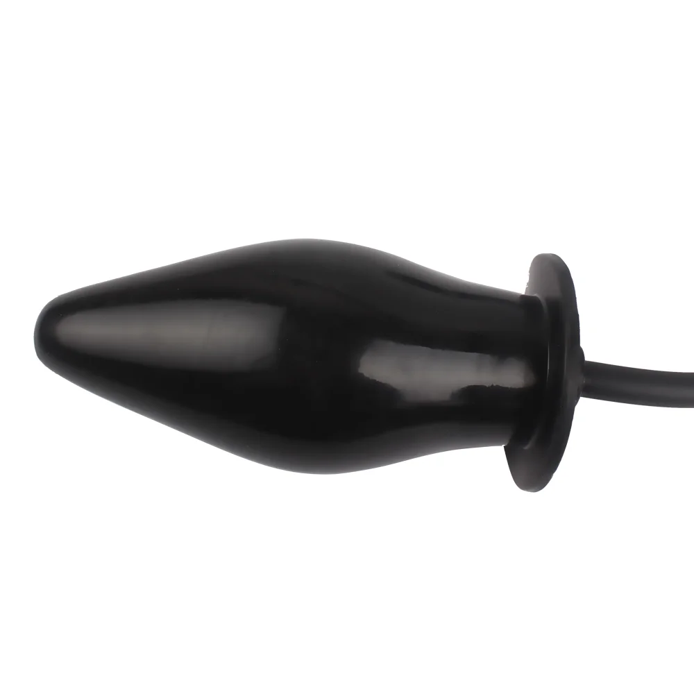Inflatable Butt Plug Anal Stretcher Plug Silicone Flexible Dildo Sex Toy for Men Full Body