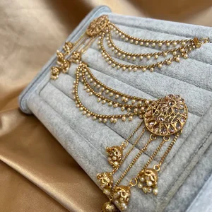 Customized New Fashion Woman's Classic Style Cross Earrings with Gold Plated  Design Artificial Jewellery for Women