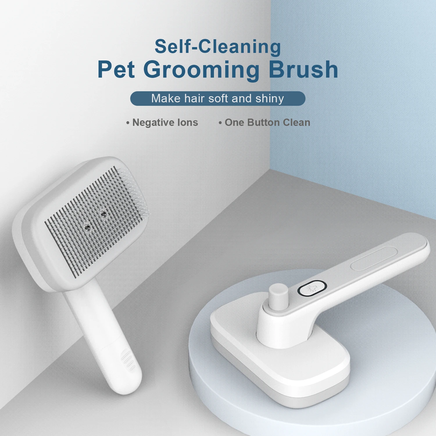 Built In Ionic Negative Ion Antistatic Self Clean Pet Smooth Hair