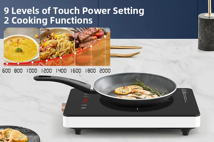 3400W for Home Electric Hot Plate Multifunction for CB CE Touch Screen Electronic Stove 2 burner Electric Induction Cooker