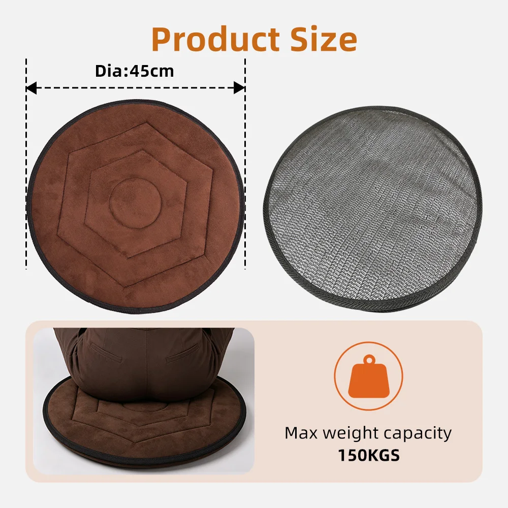 Wholesale Round Swivel Seat Cushion 360 Degrees Portable Rotating for  - product detail 5