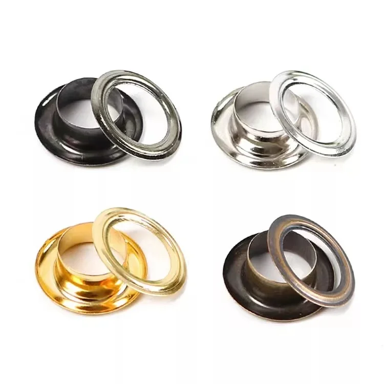 Оптовая продажа серебряные античные латунные Металлические Люверсы с шайбами для баннеров кожаная обувь рукоделия