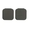 Gray PU Leather Mirror