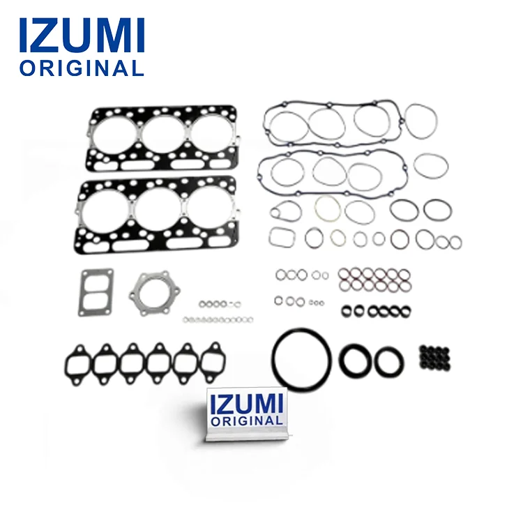 IZUMI ORIGINAL PF6 Overhaul Gasket Kit IN521-G1243 Diesel Engine Parts for Hino Construction Machinery Parts