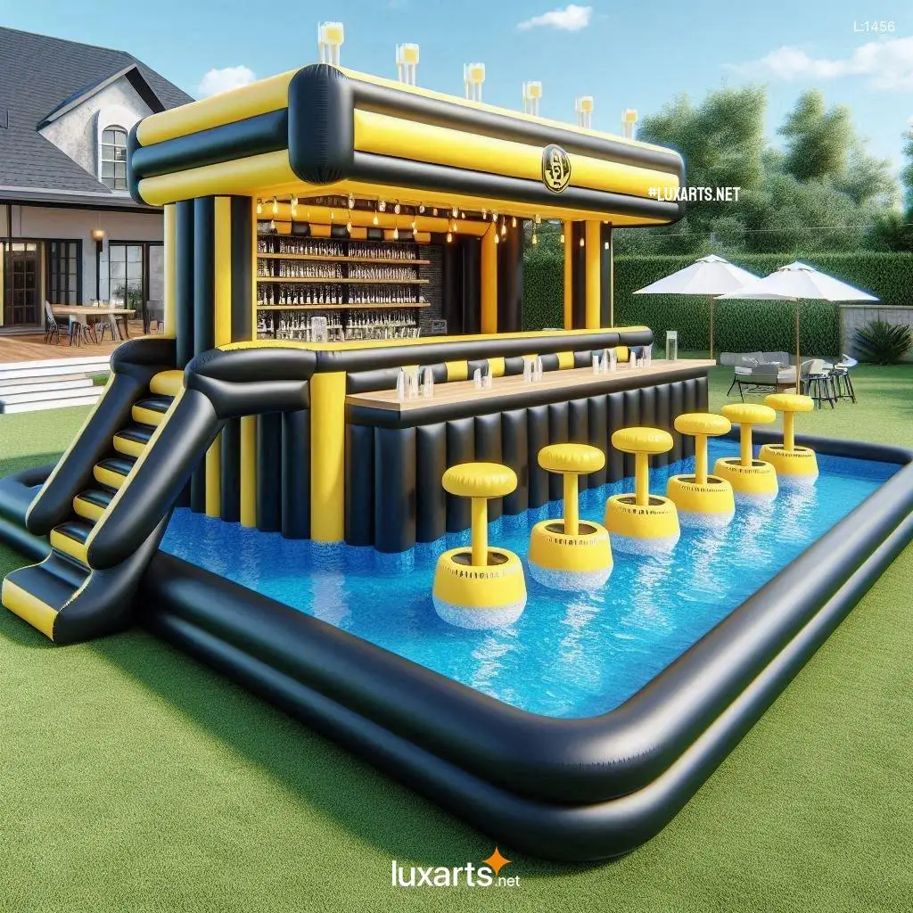 New Design Inflatable Pool bar Sofa Pool Inflatable bar Inflatable bar Pool with Roof