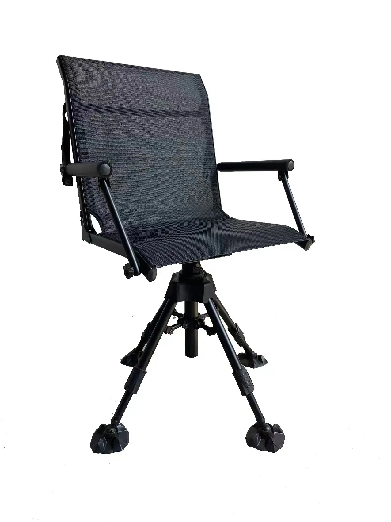 Swivel Hunting Chair with Adjustable Legs Lightweight