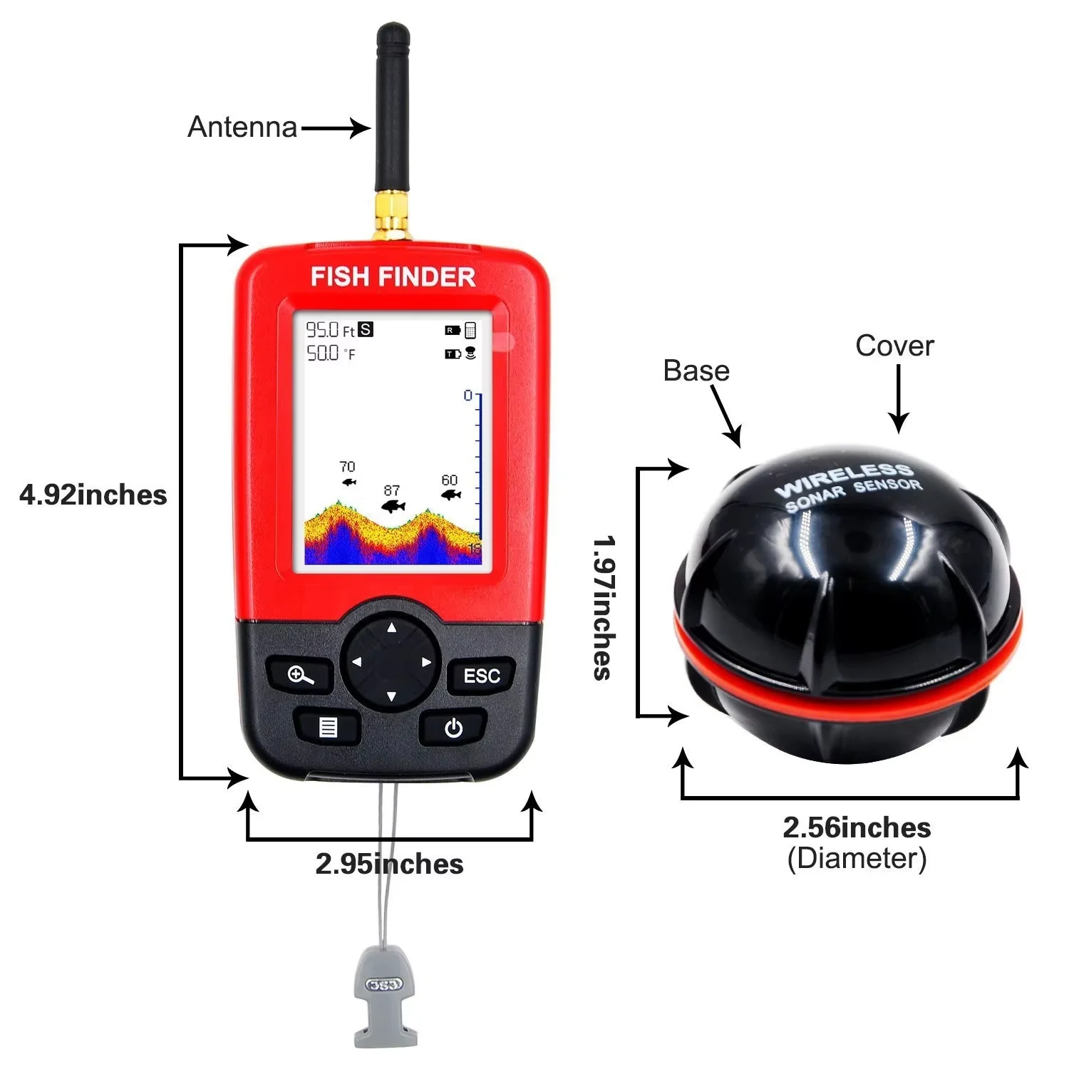 2024 fish finders 2024 New Fish Finder Deeper Detection Chinese Fishery Manufacturing  Equipment Portable Combination Deep Fishing Tools