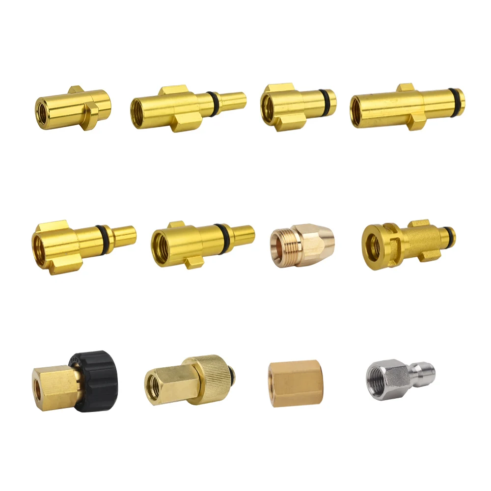 Насадка для мойки под давлением переходник с байонетным разъемом 1/4 дюйма Женская пушка снежной