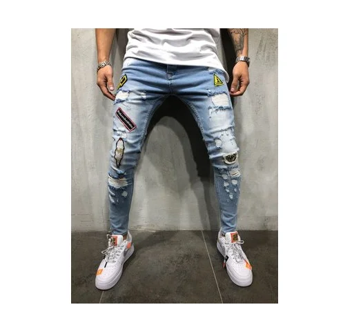 ripped jeans mens straight leg