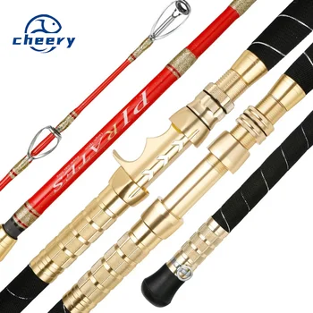 Wholesale Super Hard 150# Handmade Sea Fishing Rod Bottom Rod Cod Rod Weihai Fishing Gear Deep Sea Tuna GT Marlin Fishing – Hard Lure – view 2