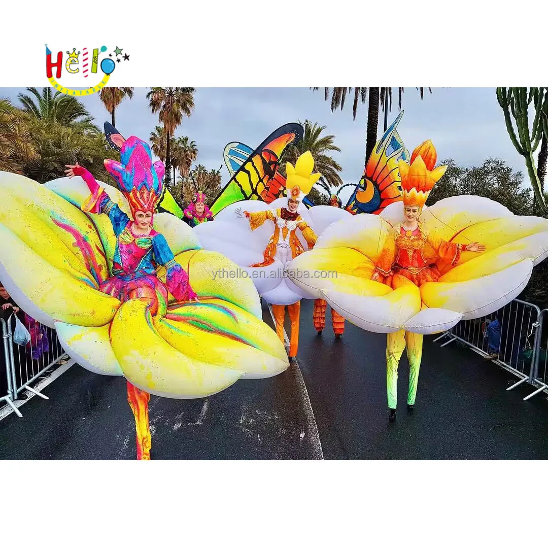 Performance Parade Flower Dress Inflatable Plant Costume