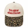 Leopard-print red logo