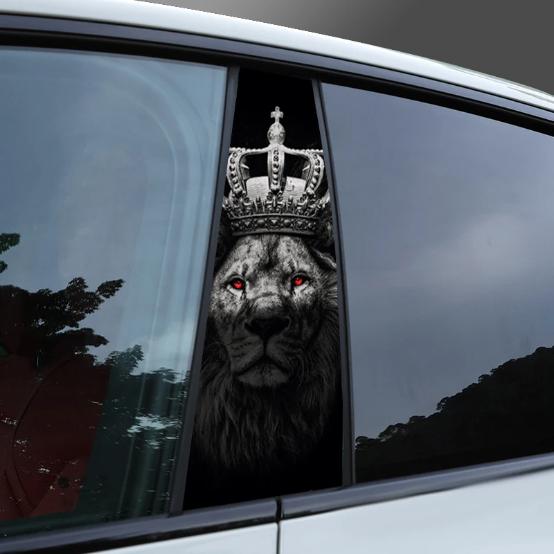 Universal Joker Vinyl Decals for Car B-Pillar Waterproof Auto Center Car Window Pillar Vinyl Decals for Car Pillar Sticker