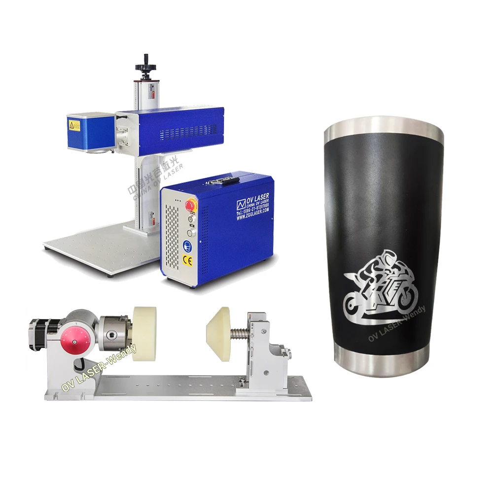 OV LASER - Yeti tumbler CO2 galvo laser engraving machine. Welcome