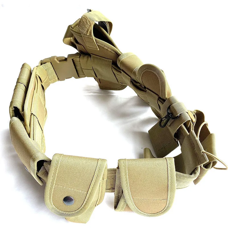 Outdoor Modular Equipment System Security Belts Tactical Duty Utility Versatile Modular Versatile Design Work Hunting Belt