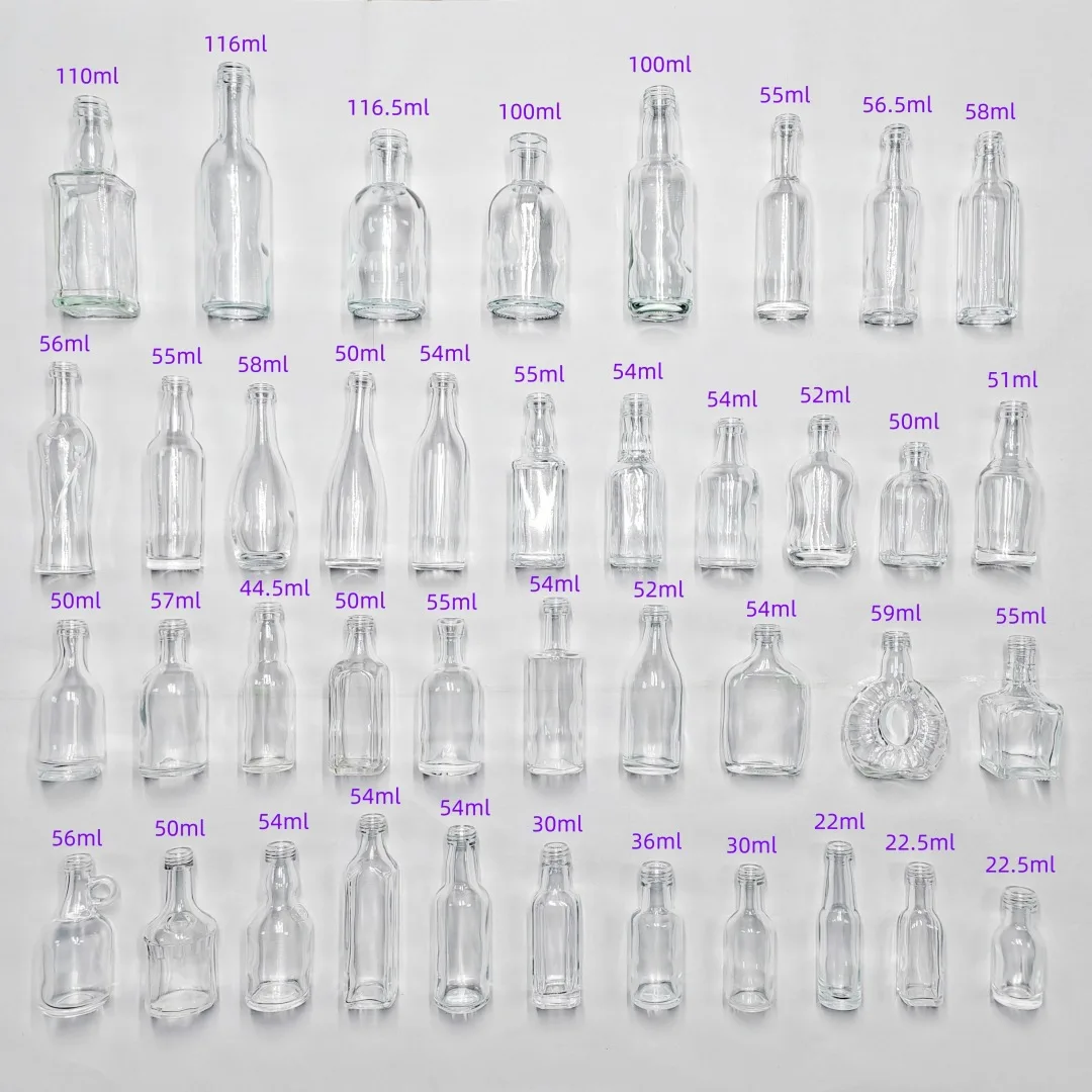 30ml 40ml 50ml 100ml Various Styles of Glass Small Wine Bottles White Wine Bottles