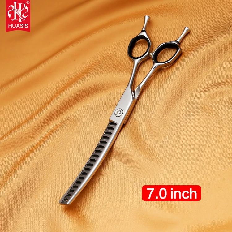Osaqi 8.5 Inch Pet Grooming Scissors Set - Chunker, Thinning, And Upward Curved Shears For Dogs & Cats