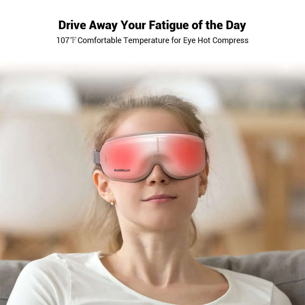 Instrument Hot and Cold Bluetooth Smart Vibration Eye Massage Apparatus Electric Heat Compression Equipment Eye Massager