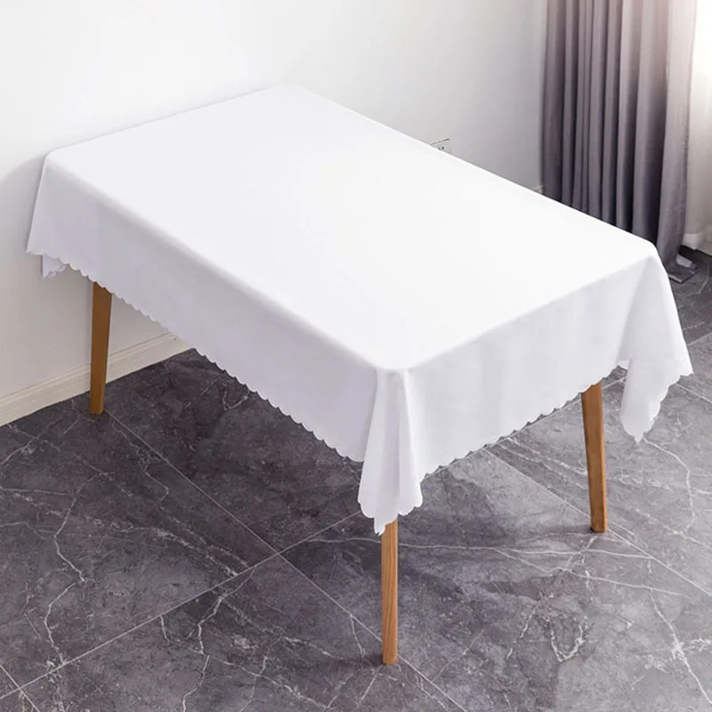 Party Tablecloth Rectangle Kitchen Dinning Waterproof Washable Fabric Table Cover
