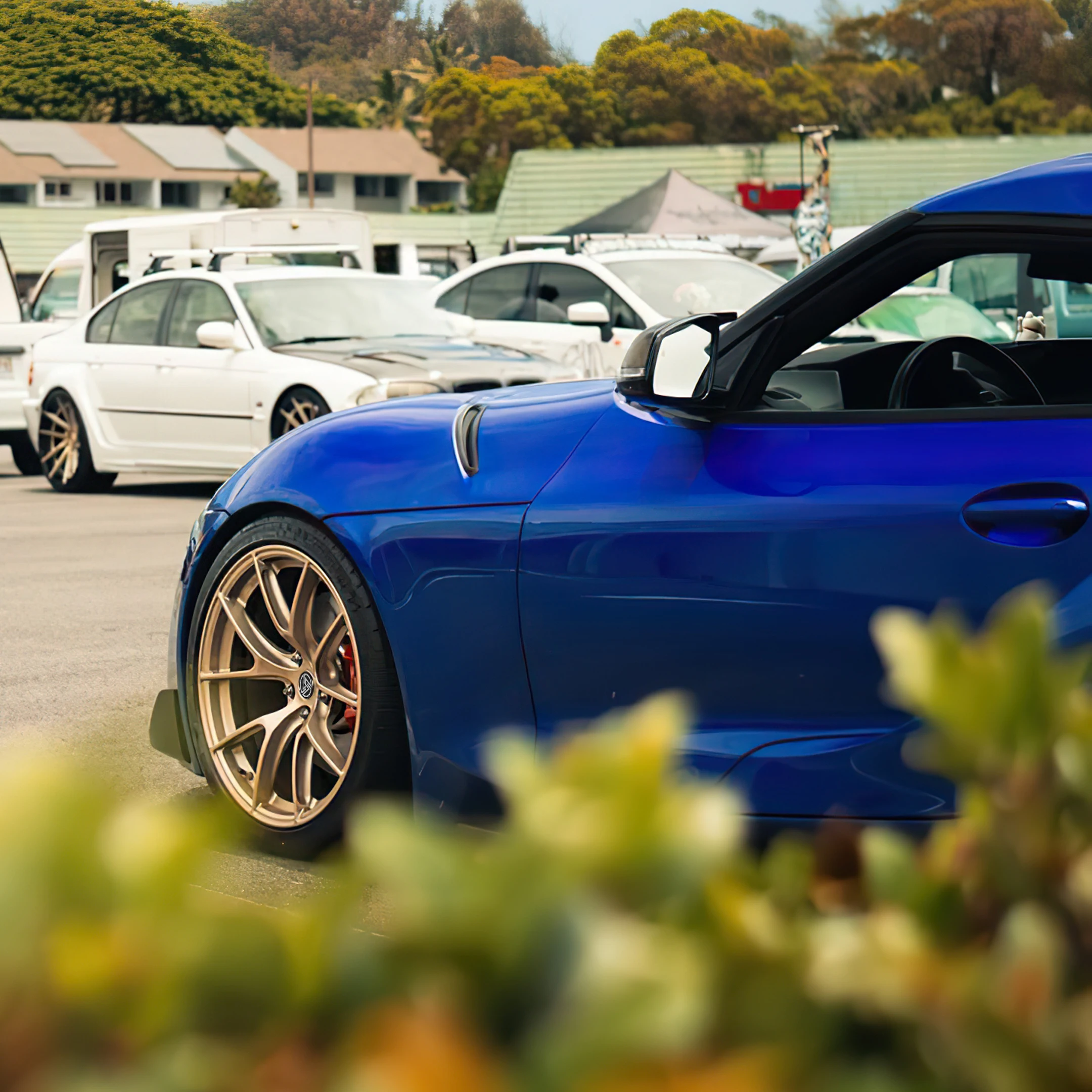 XL 1-piece Monoblock Bronze Color Custom Concave Forged Wheels 5x112 5x120 5x114.3 Wheels 18 19 20 21 22 Inch Rims - Image 3