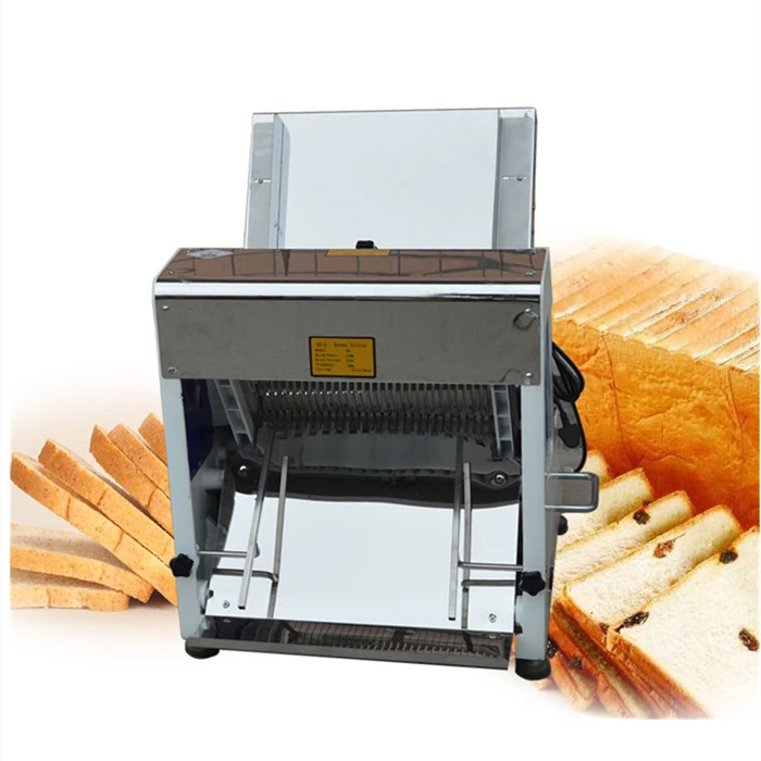 Balery Equipment 12mm 220V Stainless Steel Commercial Automatic Electric  Bread Slicer 31 PCS - China Bread Slicer, Toast Cutter