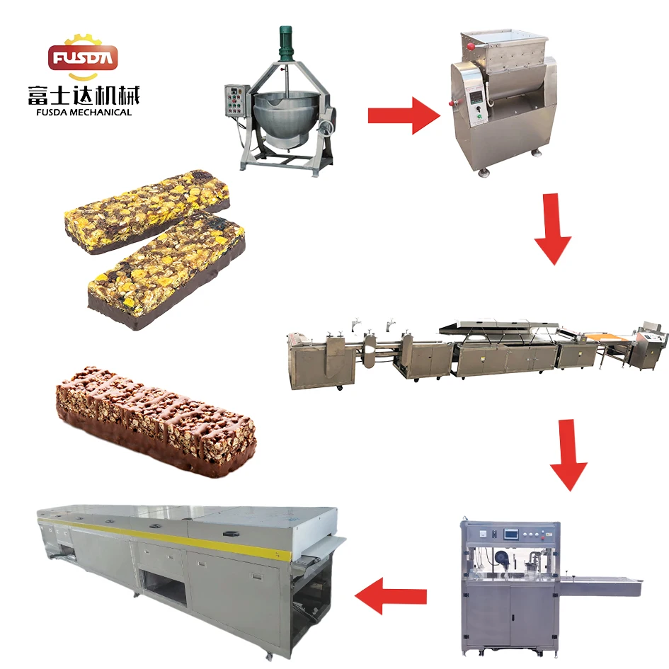 FSD-chocolate bar Candy Machine/ Chocolate Coating Machine /for Snack ...