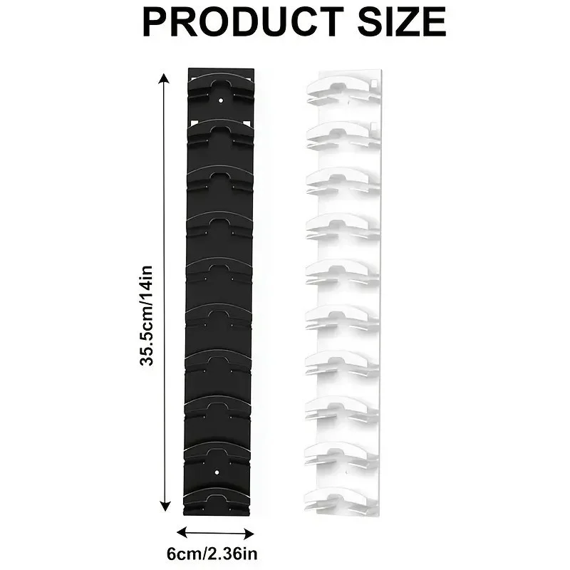 Wholesale PVC Wall Hat Baseball Cap Organizer Strong Adhesive Hold 10 Hats Hangable Rack Display Included Bag Made Plastic