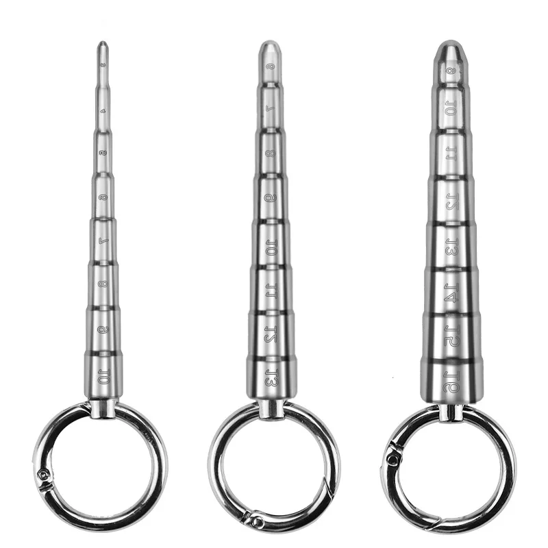 Stainless Steel Male Urethral Sound Urethral Dilator Rod Male Stimulator Masturbator Adult Product