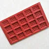 Rectangle Brown Red